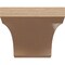 Ekena Millwork 10"W x 20"D x 10"H Wide Legacy Rough Cedar Woodgrain TimberThane Corbel, Primed Tan CORUR10X20X10LGYRCPR - alternate 5